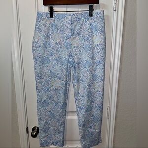 Talbots blue floral Patterned Pants
